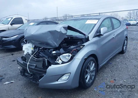 2012 Hyundai Elantra Limited (Ulsan Plant) z USA, uszkodzony, nr VIN KMHDH4AE1CU435730